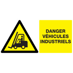 Panneau DANGER VEHICULES INDUSTRIELS N Taliaplast 721310 | 721310