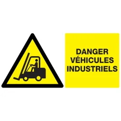 Panneau DANGER VEHICULES INDUSTRIELS N Taliaplast 721310 | 721310