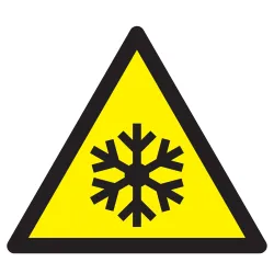 Panneau DANGER BASSES TEMPERATURES CON Taliaplast 729315 | 729315