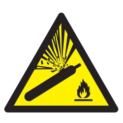 Panneau DANGER BOUTEILLE PRESSURISEE N Taliaplast 729968 | 729968