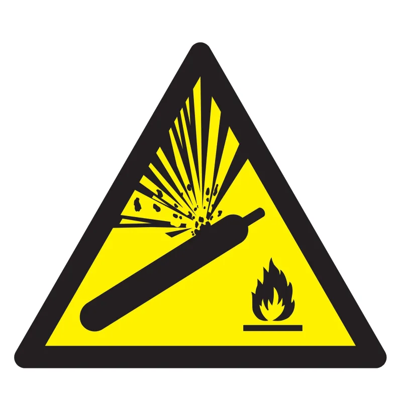 Panneau DANGER BOUTEILLE PRESSURISEE N Taliaplast 729968 | 729968