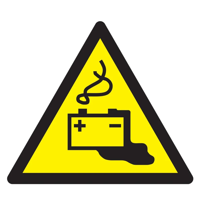 Panneau DANGER, CHARGE DE LA BATTERIE Taliaplast 729929 | 729929