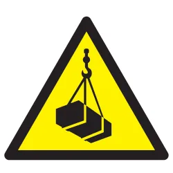 Panneau DANGER CHARGES SUSPENDUES NORM Taliaplast 729313 | 729313