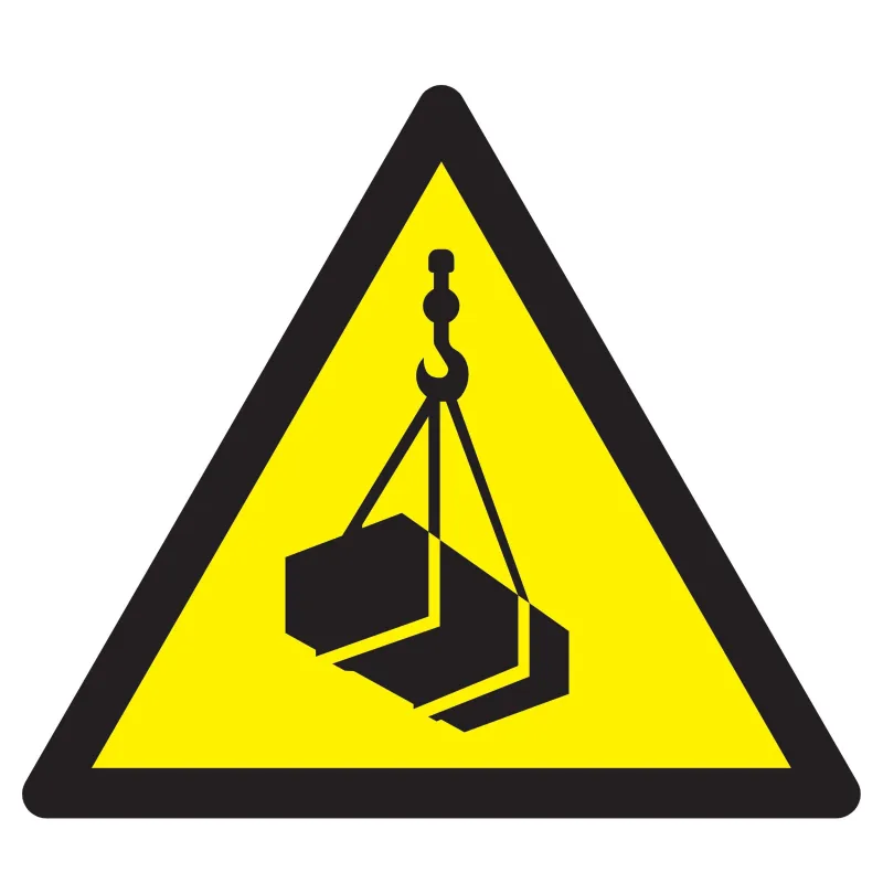 Panneau DANGER CHARGES SUSPENDUES NORM Taliaplast 729313 | 729313
