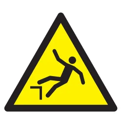Panneau DANGER CHUTE AVEC DENIVELLAT. Taliaplast 729942 | 729942