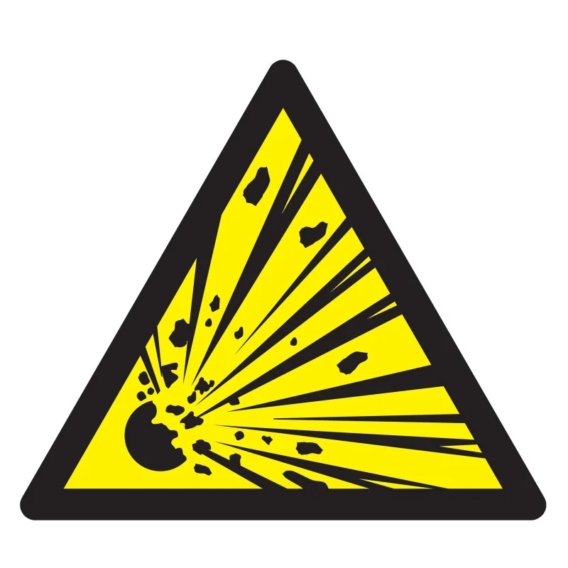 Panneau DANGER MATIERES EXPLOSIVES NOR Taliaplast 729946 | 729946 Panneau DANGER MATIERES EXPLOSIVES NOR Taliaplast 729946 | 729946