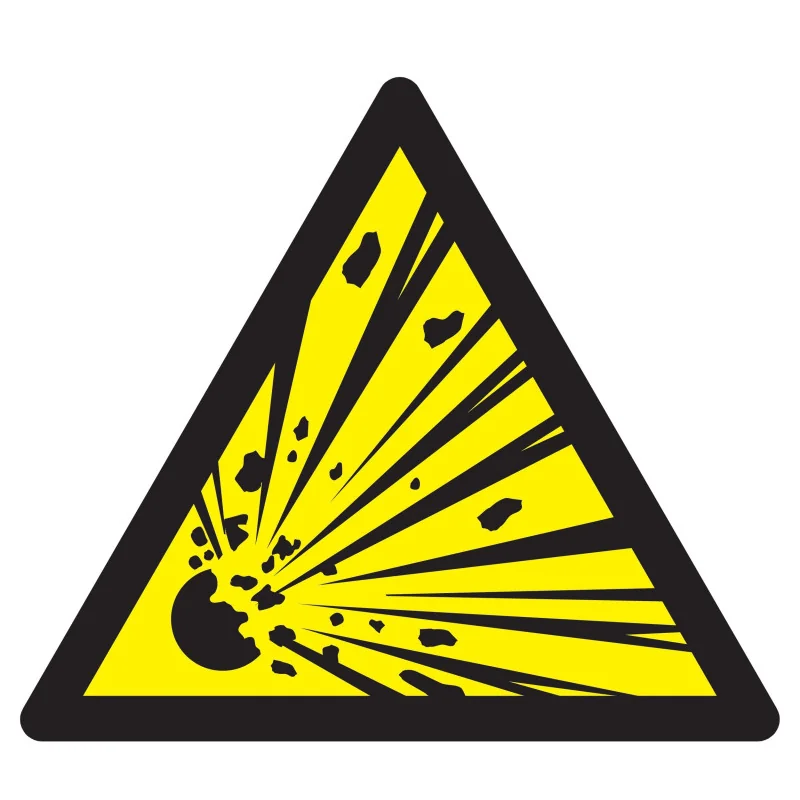 Panneau DANGER MATIERES EXPLOSIVES NOR Taliaplast 729318 | 729318 Panneau DANGER MATIERES EXPLOSIVES NOR Taliaplast 729318 | 729318