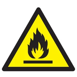 Panneau DANGER MATIERES INFLAMMABLES N Taliaplast 729304 | 729304
