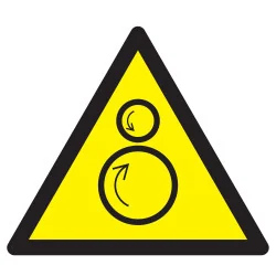 Panneau DANGER ROULEAUX CONTRAROTATIFS Taliaplast 729358 | 729358