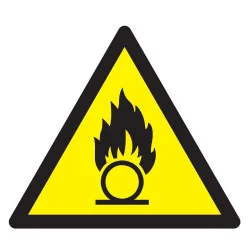 Panneau DANGER SUBSTANCES COMBURANTES Taliaplast 729930 | 729930