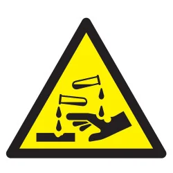 Panneau DANGER SUBSTANCES CORROSIVES N Taliaplast 729940 | 729940