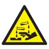Panneau DANGER SUBSTANCES CORROSIVES N Taliaplast 729940 | 729940