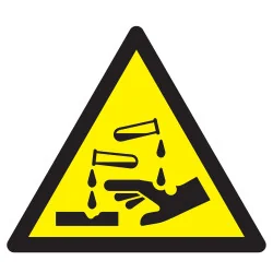 Panneau DANGER SUBSTANCES CORROSIVES N Taliaplast 729307 | 729307