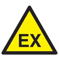 Panneau DANGER ATMOSP EXPLOSIVE NORMAS Taliaplast 729327 | 729327