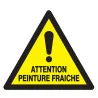Panneau ATTENTION PEINTURE FRAICHE 100 Taliaplast 729936 | 729936