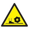 Panneau DANGER BROCHE DE FRAISAGE NORM Taliaplast 729908 | 729908