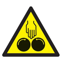 Panneau DANGER ECRASEM SOUS CYLINDRE N Taliaplast 729905 | 729905