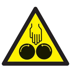 Panneau DANGER ECRASEM SOUS CYLINDRE N Taliaplast 729359 | 729359