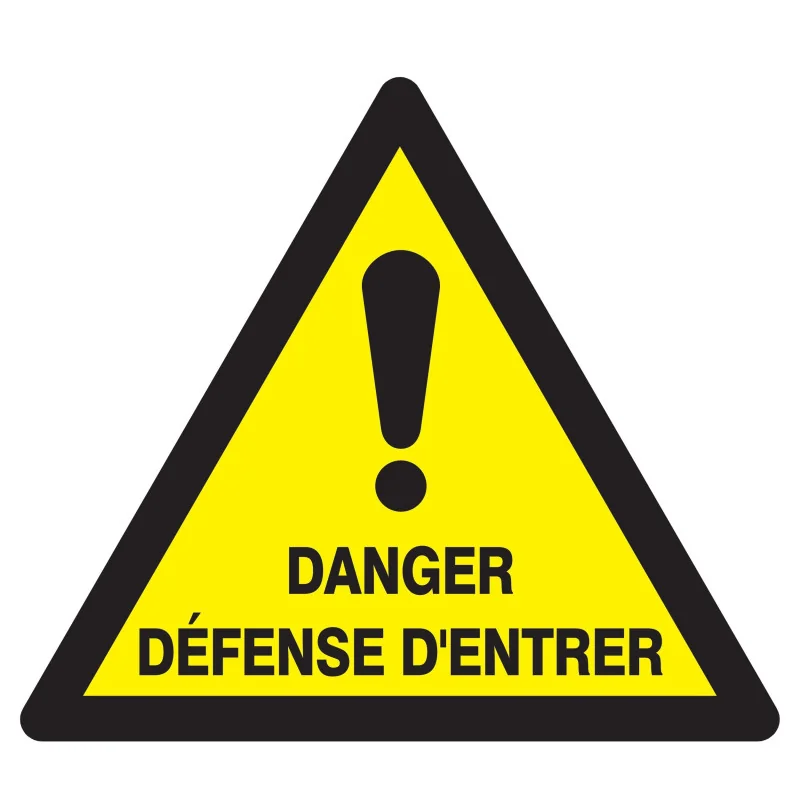 Panneau DANGER DEFENSE D'ENTRER 300x30 Taliaplast 729332 | 729332 Panneau DANGER DEFENSE D'ENTRER 300x30 Taliaplast 729332 | 729332