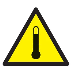 Panneau DANGER HAUTE TEMPERATURE NORMA Taliaplast 729923 | 729923