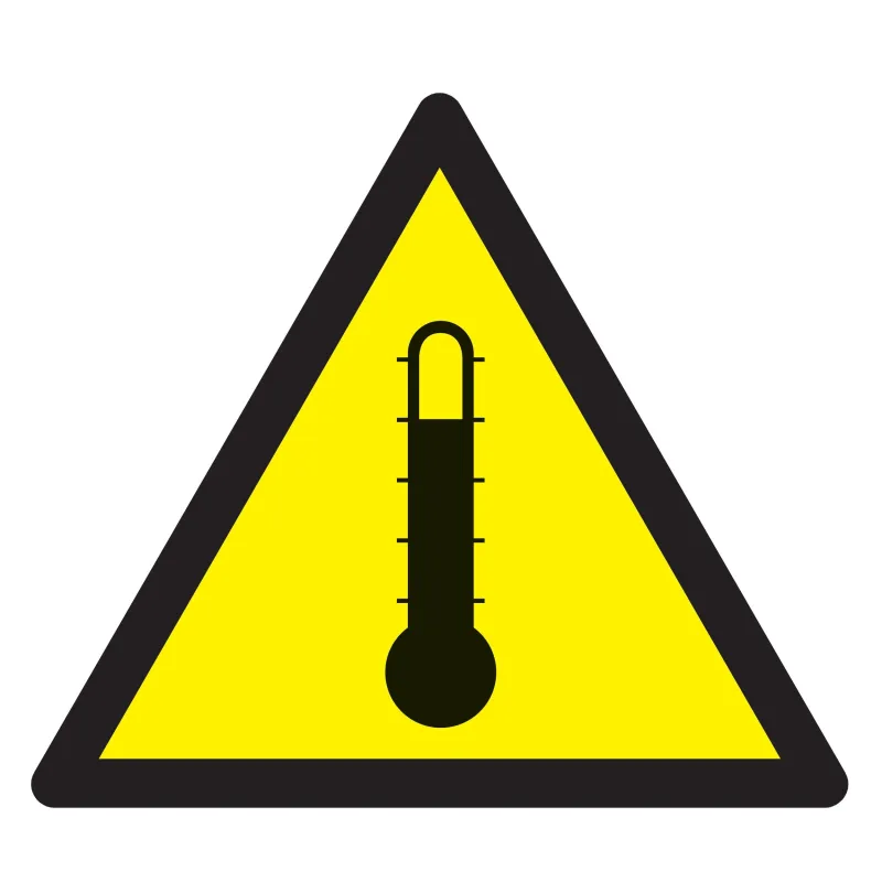 Panneau DANGER HAUTE TEMPERATURE NORMA Taliaplast 729923 | 729923