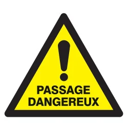 Panneau DANGER PASSAGE DANGEREUX NORMA Taliaplast 729955 | 729955