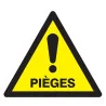 Panneau DANGER PIEGES 100X100X100 NORM Taliaplast 729957 | 729957