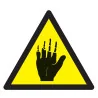 Panneau DANGER PRODUIT CORROSIF MAINS Taliaplast 729903 | 729903