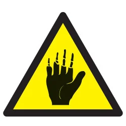 Panneau DANGER PRODUIT CORROSIF MAINS Taliaplast 729361 | 729361