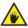 Panneau DANGER PRODUIT CORROSIF MAINS Taliaplast 729361 | 729361