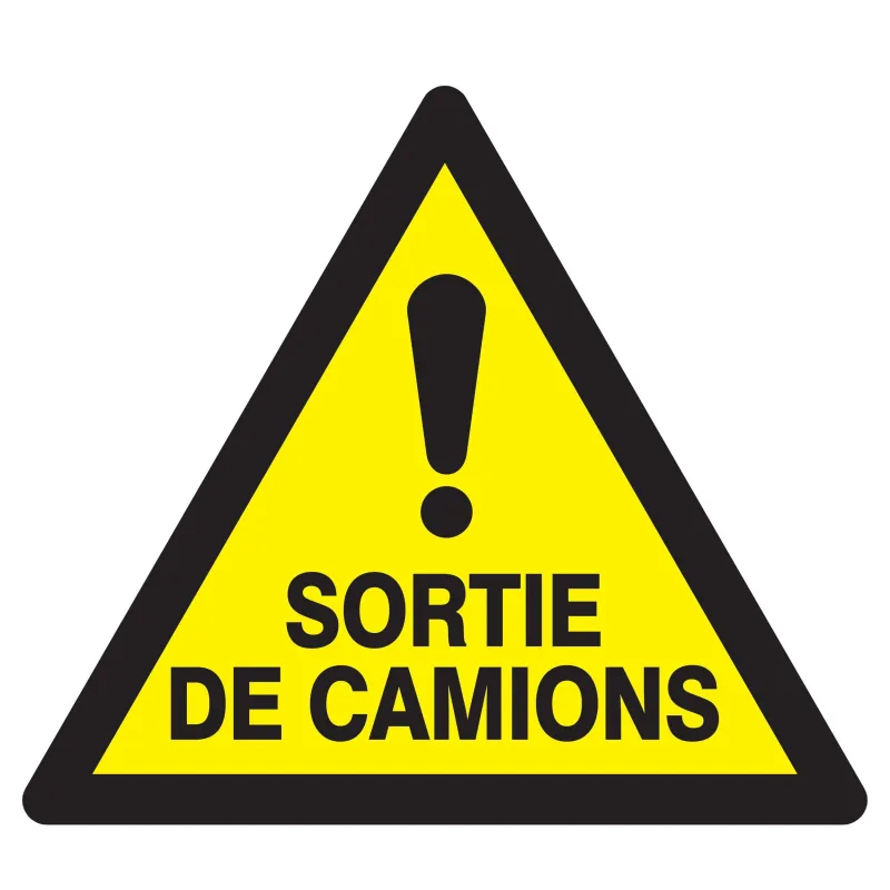 Panneau DANGER SORTIE DE CAMIONS NORMA Taliaplast 729301 | 729301 Panneau DANGER SORTIE DE CAMIONS NORMA Taliaplast 729301 | 729301
