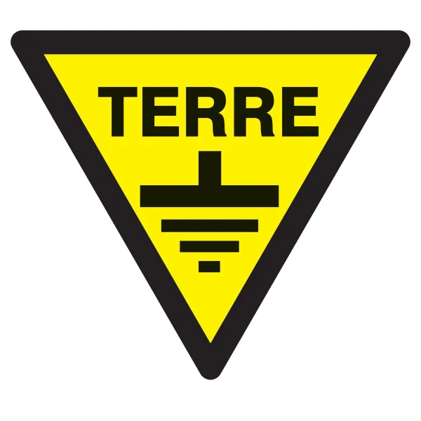 Panneau DANGER TERRE NORMASIGN 300X300 Taliaplast 729324 | 729324 Panneau DANGER TERRE NORMASIGN 300X300 Taliaplast 729324 | 729324