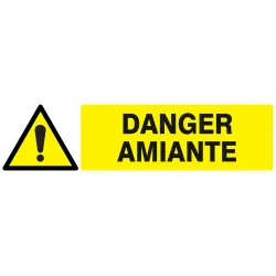 Panneau DANGER AMIANTE 200x52 NORMASIG Taliaplast 720323 | 720323