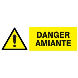 Panneau DANGER AMIANTE 330X120 NORMASI Taliaplast 726323 | 726323