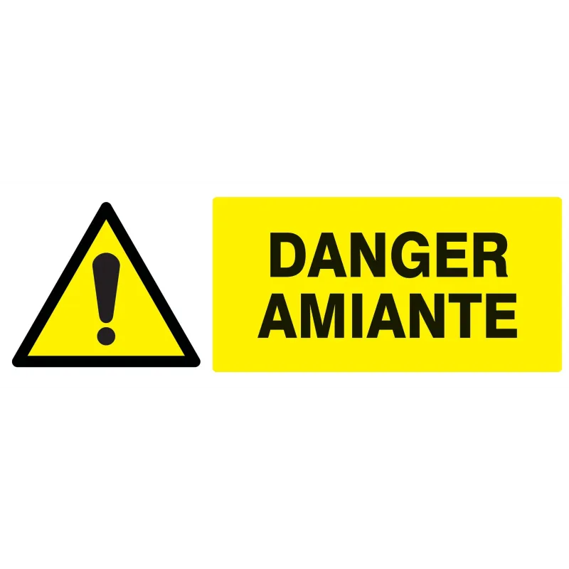 Panneau DANGER AMIANTE 330X120 NORMASI Taliaplast 726323 | 726323 Panneau DANGER AMIANTE 330X120 NORMASI Taliaplast 726323 | 726323