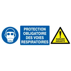 Panneau PROT.VOI RES/ DANGER AMIANTE N Taliaplast 726333 | 726333