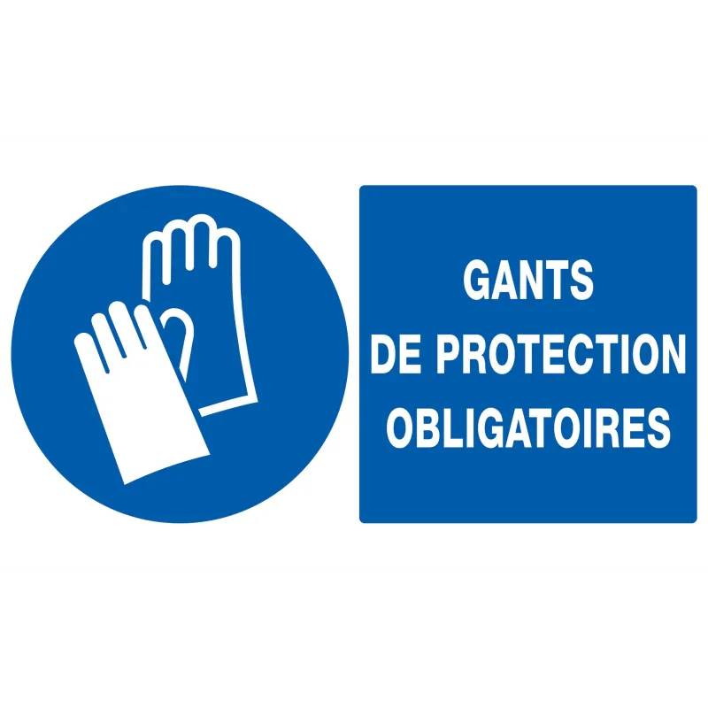 Panneau GANTS DE PROTECTION OBLIGAT. N Taliaplast 721517 | 721517