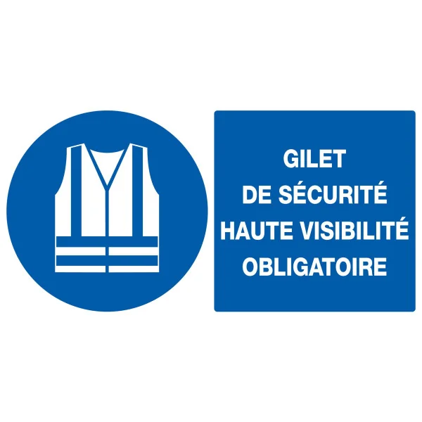 Panneau PORT GILET SECU. OBLIG 330x200 Taliaplast 721513 | 721513 Panneau PORT GILET SECU. OBLIG 330x200 Taliaplast 721513 | 721513