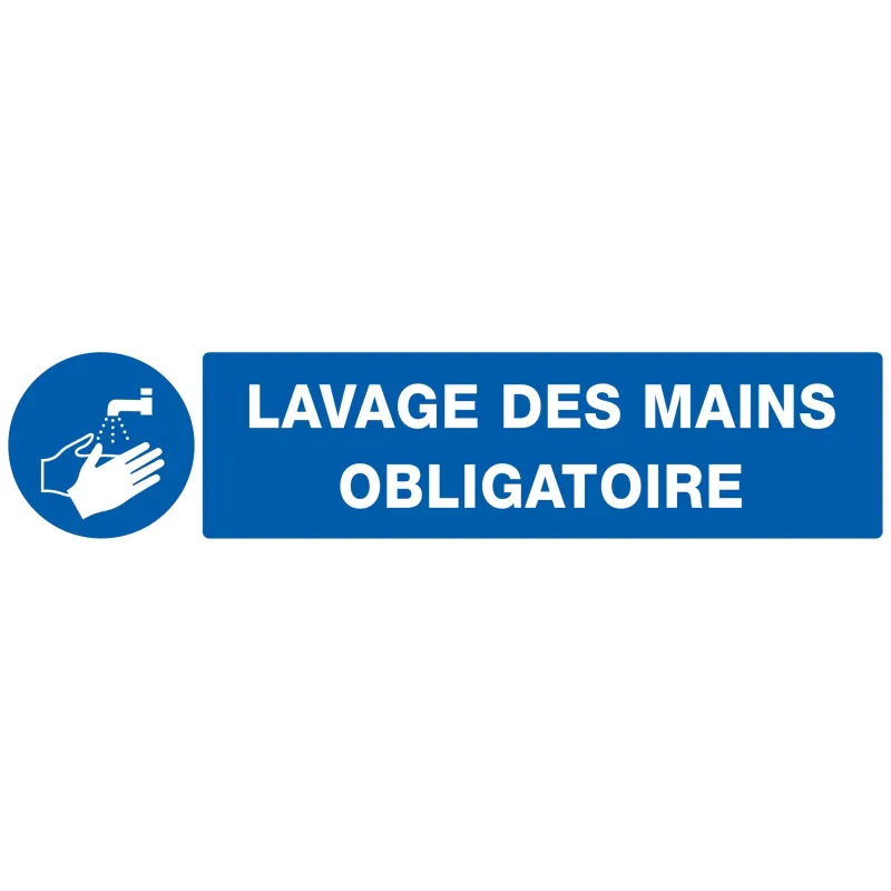Panneau LAVAGE DES MAINS OBLIGATOIRE N Taliaplast 725520 | 725520