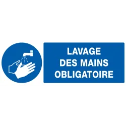 Panneau LAVAGE DES MAINS OBLIGATOIRE N Taliaplast 726520 | 726520