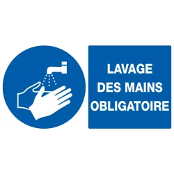 Panneau LAVAGE DES MAINS OBLIGATOIRE N Taliaplast 721520 | 721520