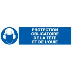 Panneau PROTECTION OBLIGATOIRE TETE ET Taliaplast 720505 | 720505