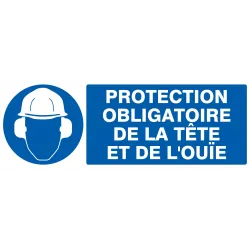 Panneau PROTECTION OBLIGATOIRE TETE ET Taliaplast 726505 | 726505