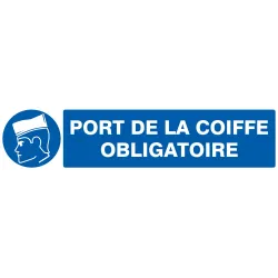 Panneau PORT DE LA COIFFE OBLIGATOIRE Taliaplast 725502 | 725502