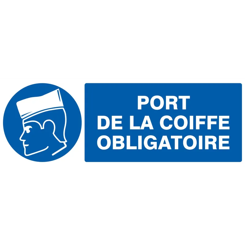 Panneau PORT DE LA COIFFE OBLIGATOIRE Taliaplast 726502 | 726502