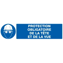 Panneau PROT.OBLIG.TETE ET VUE 200x52 Taliaplast 720504 | 720504