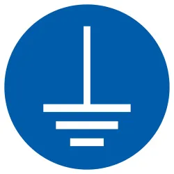 Panneau MISE A LA TERRE OBLIGATOIRE D. Taliaplast 722589 | 722589