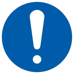 Panneau ! OBLIGATION SIGNAL GENERAL NO Taliaplast 723525 | 723525