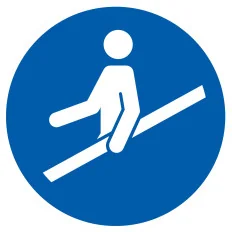 Panneau UTILISER LA MAIN COURANTE_ NOR Taliaplast 724592 | 724592