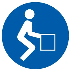Panneau BONNE POSITION P/SOULEVER D.80 Taliaplast 724558 | 724558